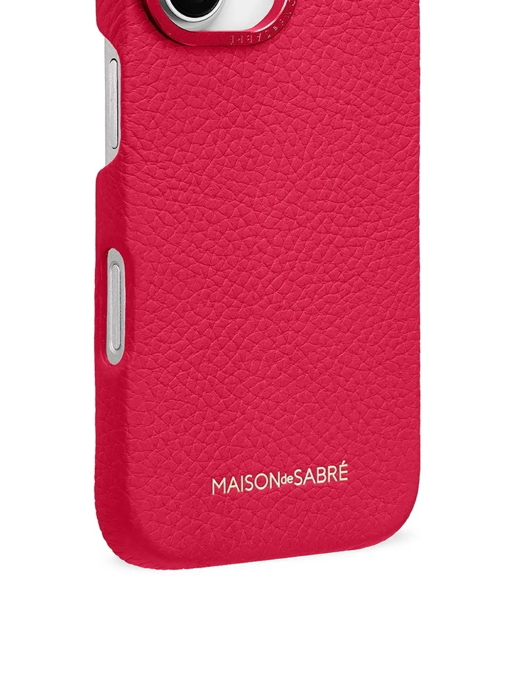 Maison De Sabre Iphone 16 Leather Phone Case In Blue