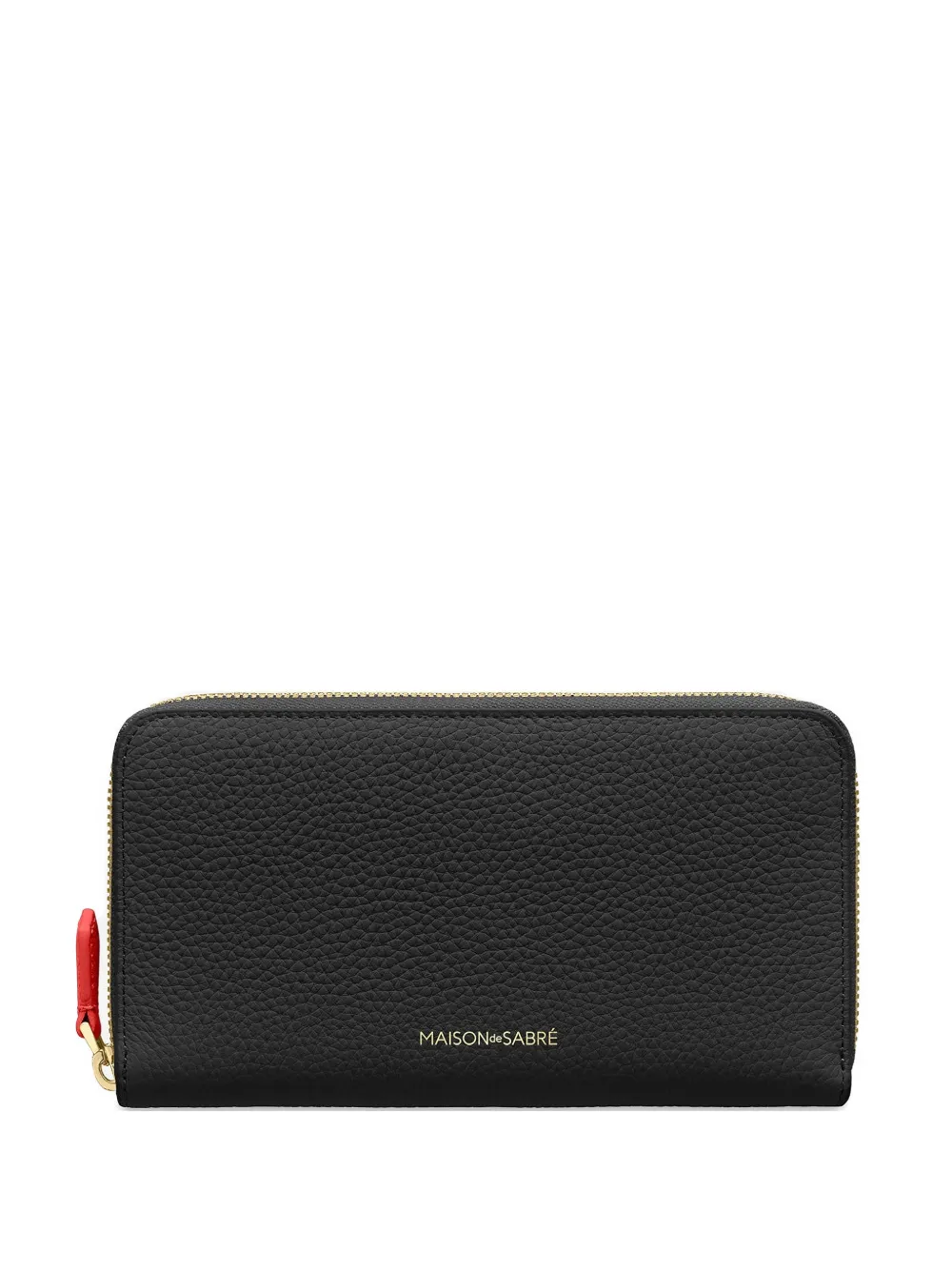 Maison De Sabre Zip-fastening Leather Wallet In Black