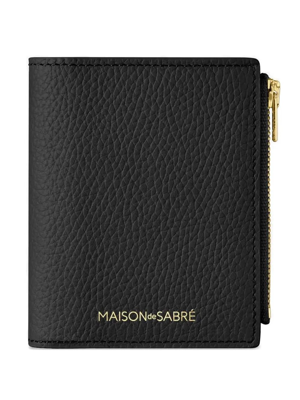 MAISON de SABRÉ pebbled bifold leather wallet | Black | Image 1