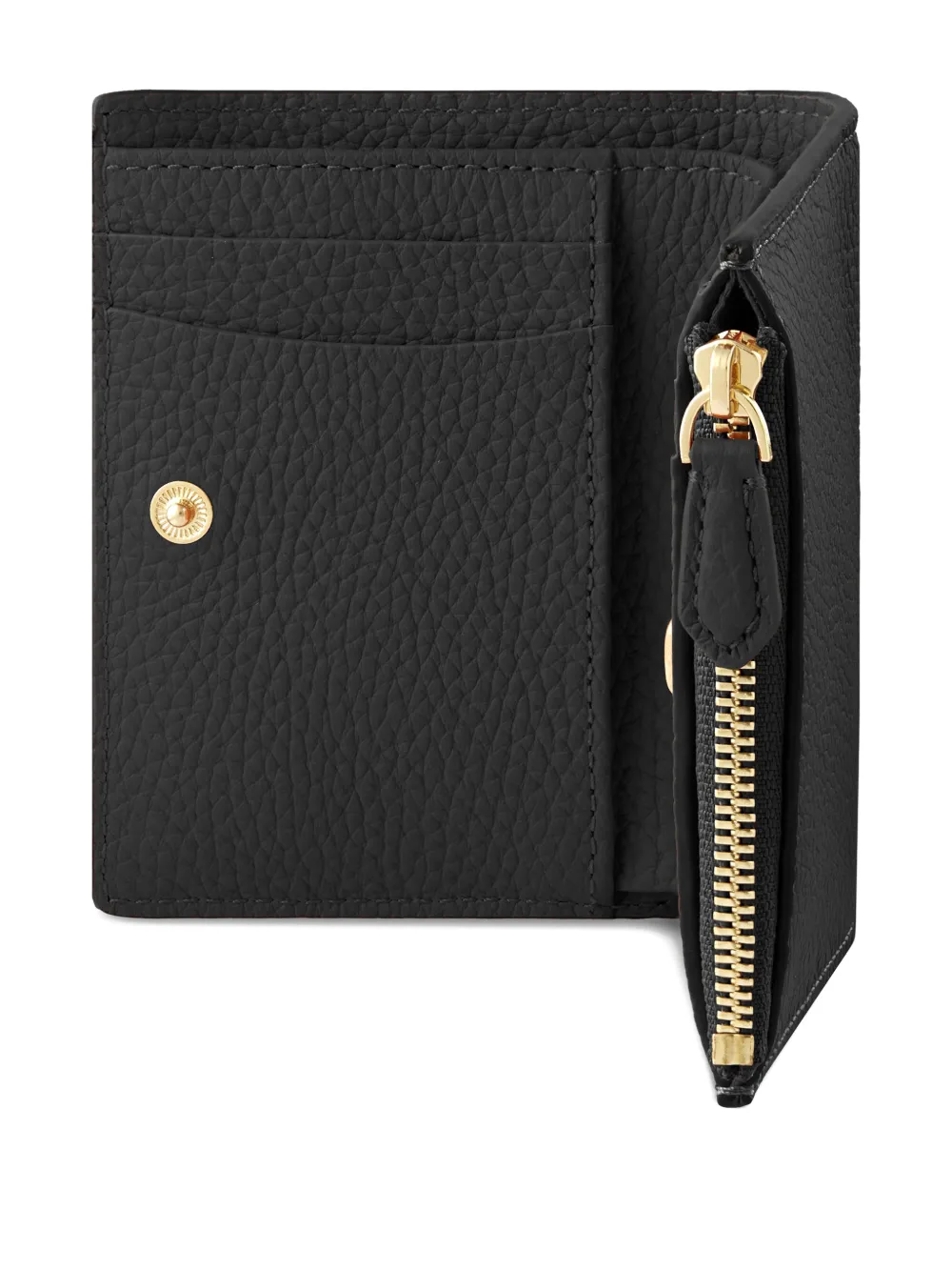  Maison De Sabré Leather Bi-fold Wallet - Black 
