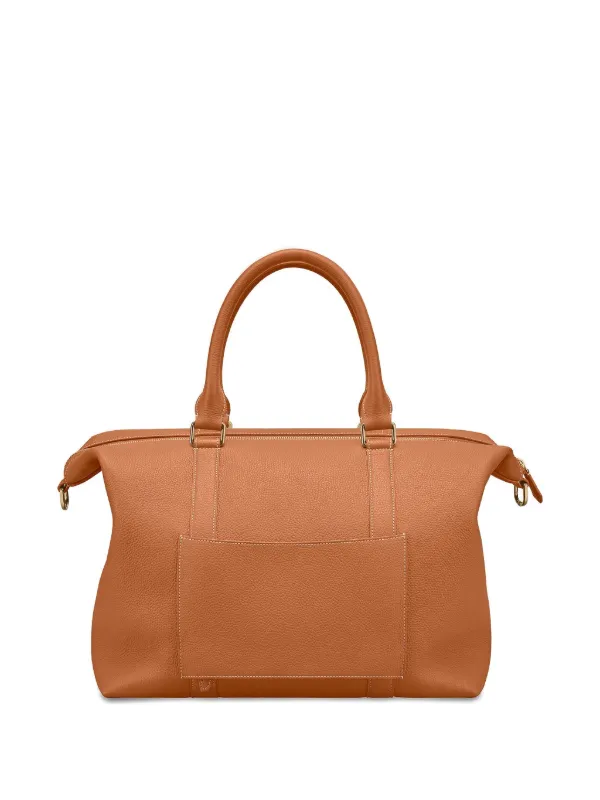 MAISON De SABRÉ レザーボストンバッグ L | ブラウン | FARFETCH JP