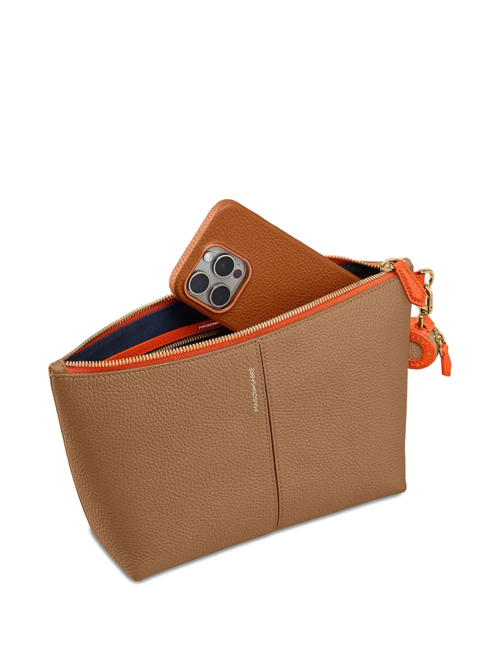 MAISON de SABRÉ Leren buidel Bruin