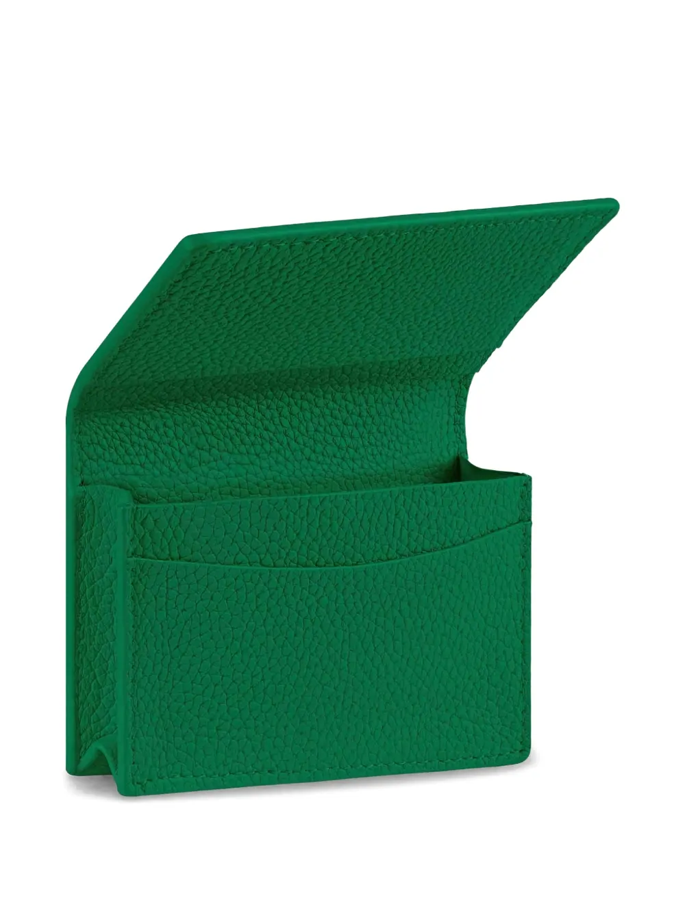 Maison De Sabre Expandable Leather Card Holders In Green