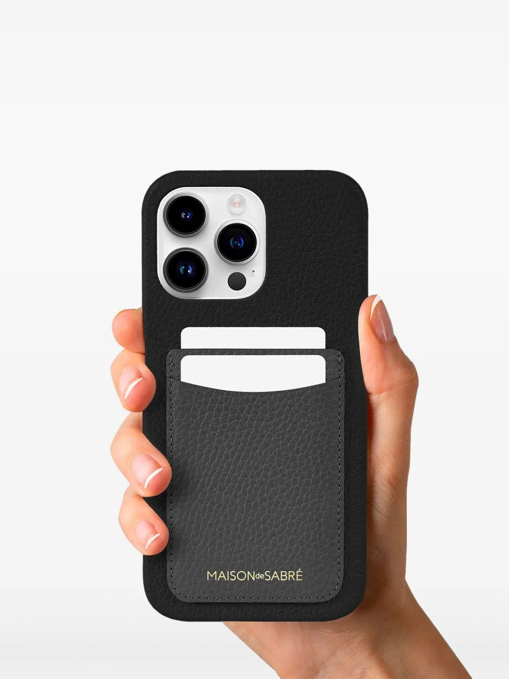 Maison De Sabre Iphone 15 Pro Max Card-slots Phone Case In Blue