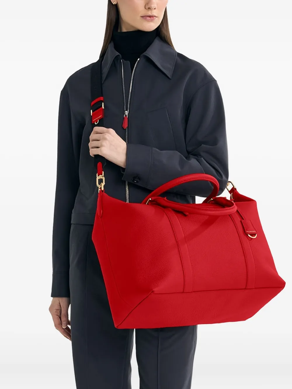 MAISON de SABRÉ Weekender trapezoid-silhouette leather holdall | Men | Image 2