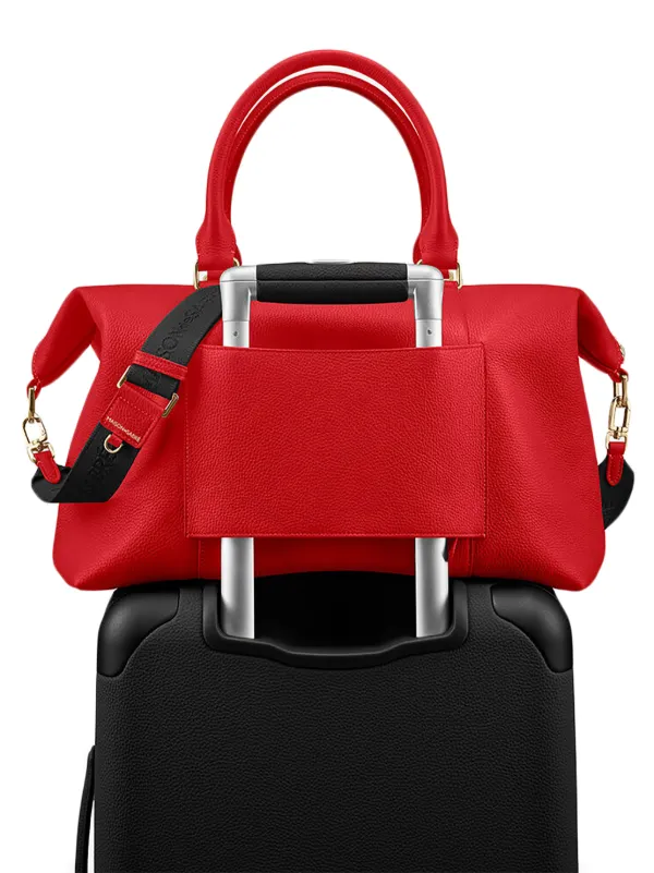 MAISON De SABRÉ レザーボストンバッグ L | レッド | FARFETCH JP