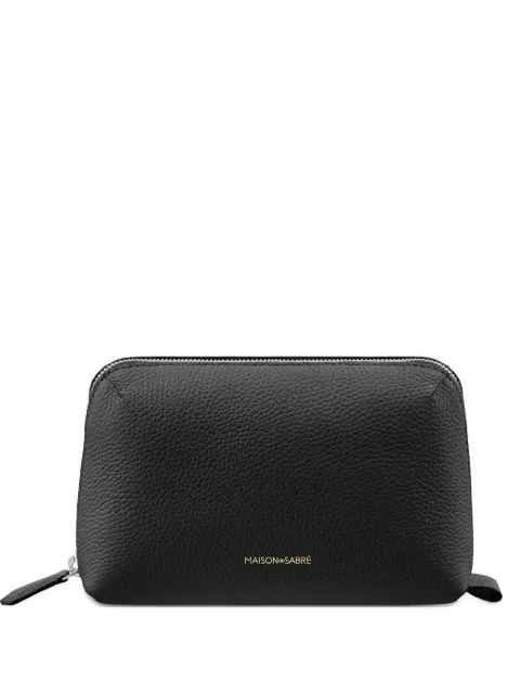 MAISON de SABRÉ pebbled zip pouch