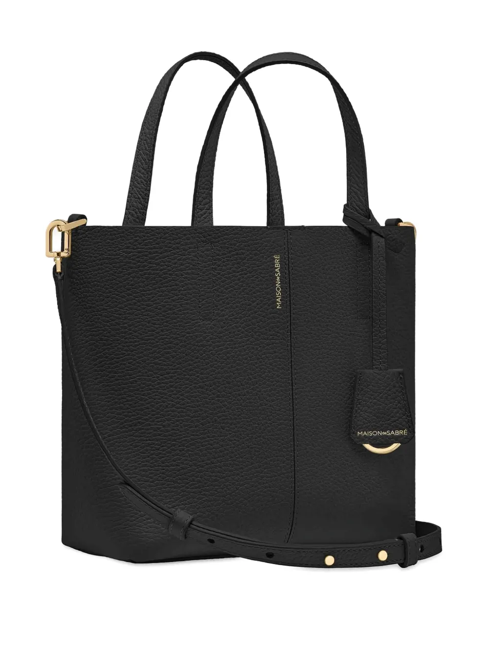 Maison De Sabre Small Soft Tote Bag In Black