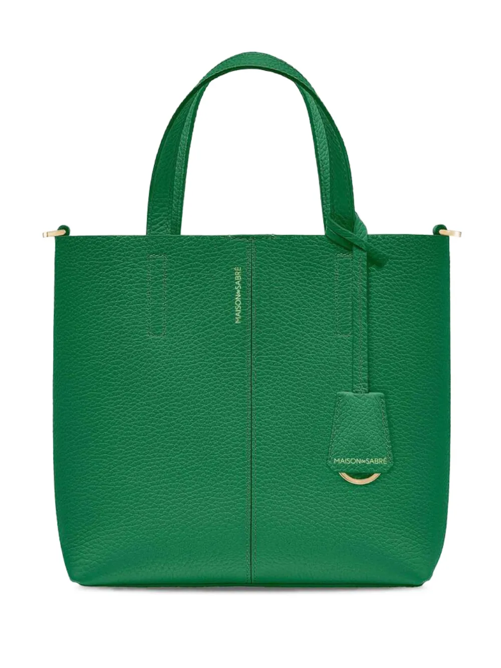 MAISON de SABRÉ leather detachable-strap soft tote | Green | Image 1