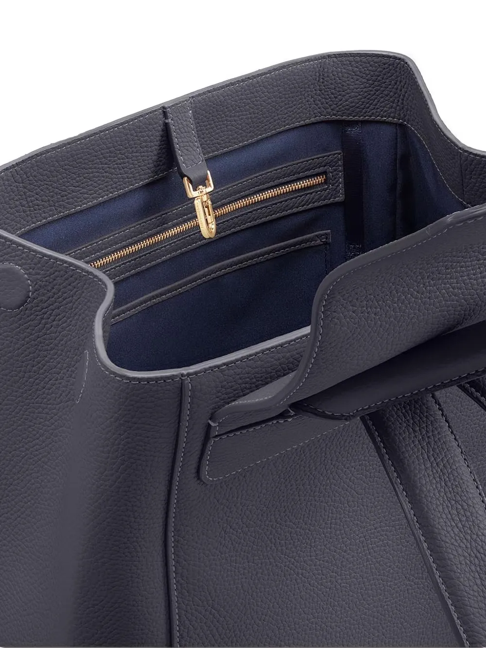 MAISON de SABRÉ Flap leren rugzak Grijs