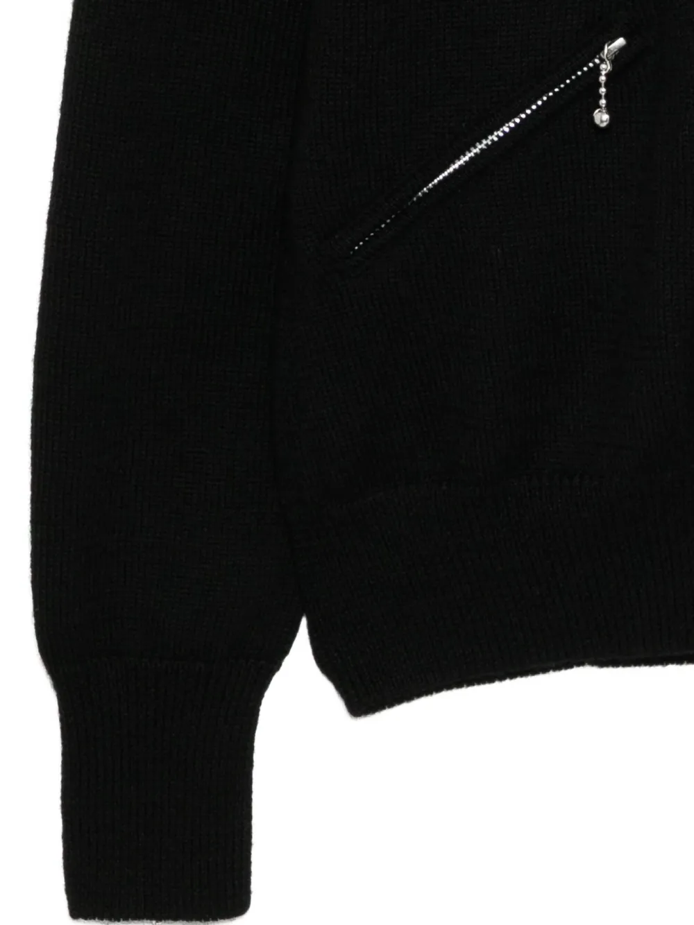 Junya Watanabe Wool Cardigan In Black