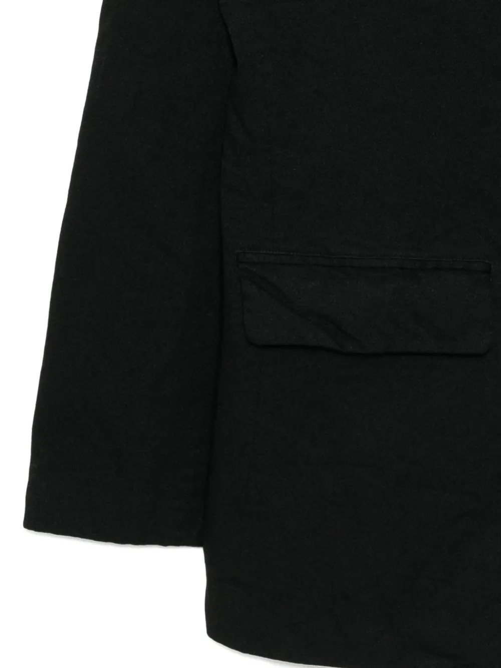 Comme des Garçons Homme Blazer met enkele rij knopen Zwart