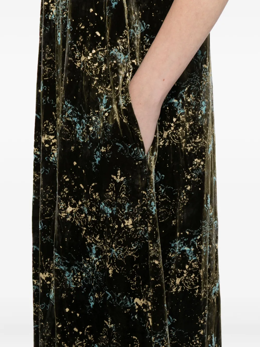 Yangkehan Floral-print Maxi Dress In Multi