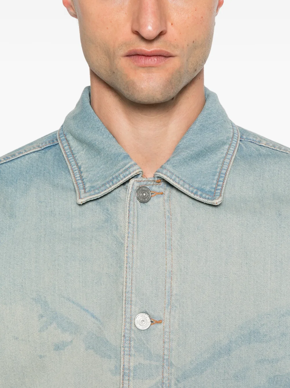 Lacoste Jack met knopen en grafische print Blauw