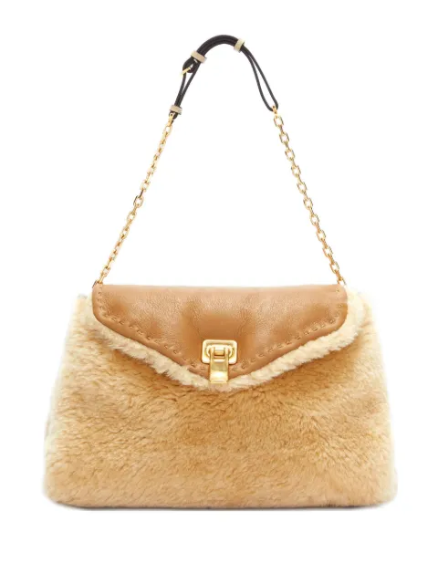 Ermanno Scervino Joy shearling chain shoulder bag