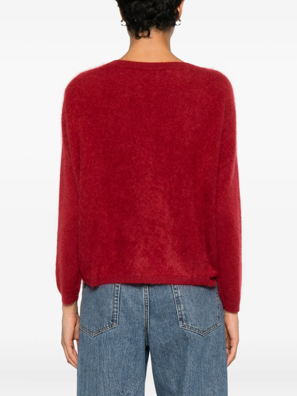Absolut Cashmere Soeli V-neck Sweater In Red