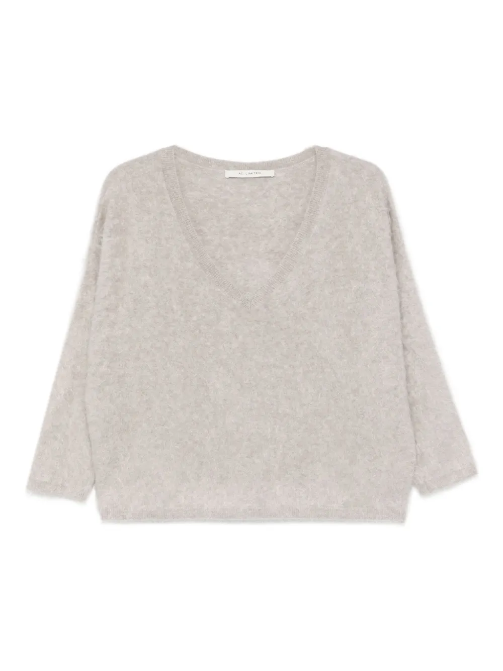 Absolut Cashmere Soeli V-neck Sweater In Gray