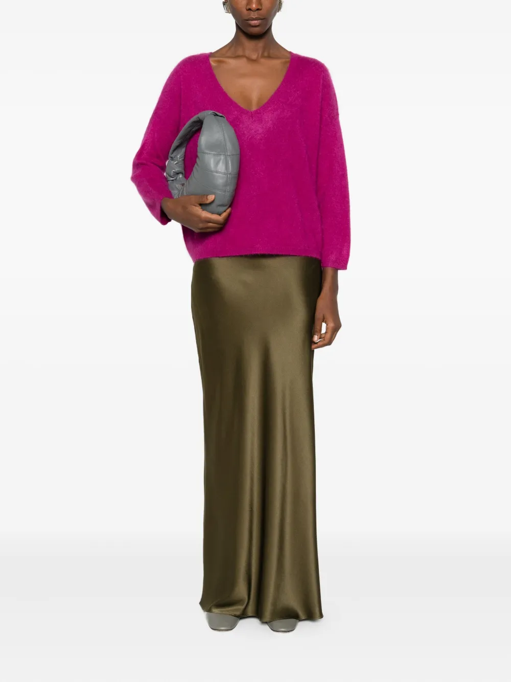 Absolut Cashmere Soeli V-neck Sweater In Pink