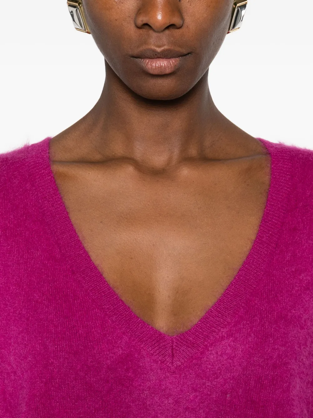 Absolut Cashmere Soeli V-neck Sweater In Pink