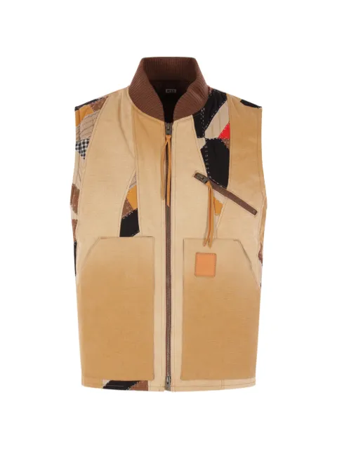 KHOKI patchwork panelled jacket