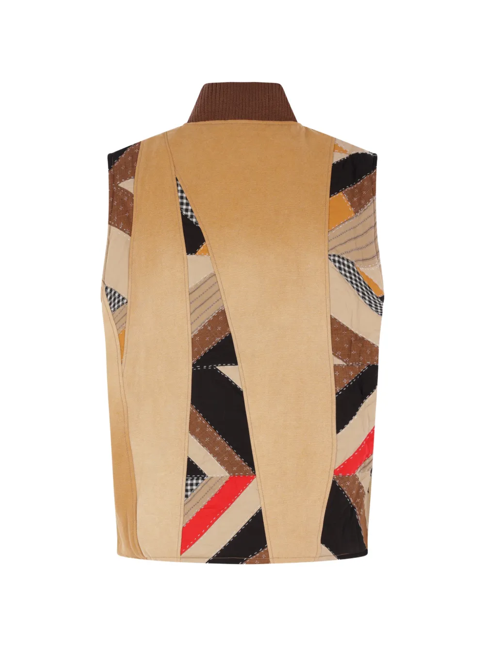  Khoki Chaqueta Con Diseño Patchwork Y Paneles - Neutro 