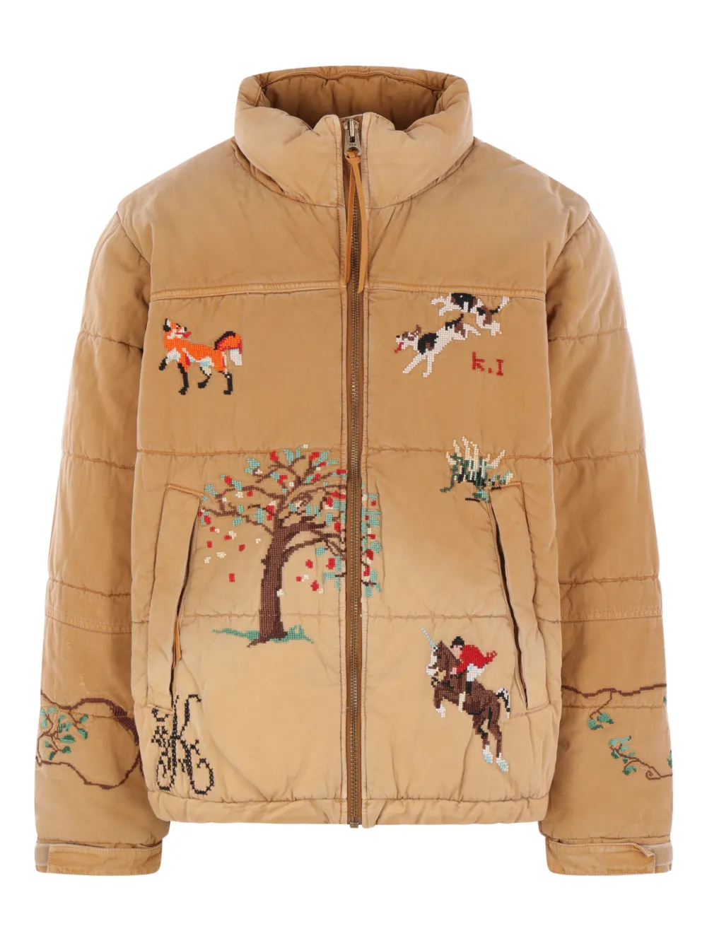 KHOKI zip-fastening jacket | Neutrals | Image 1