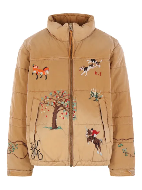 KHOKI zip-fastening jacket