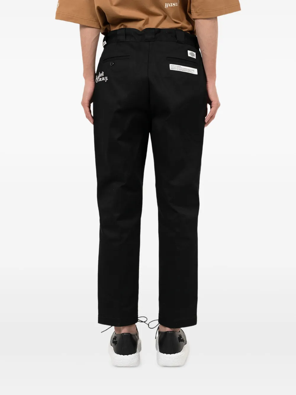 Maison MIHARA YASUHIRO Broek met label Zwart