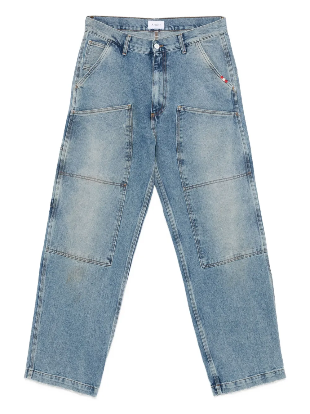 AMISH jeans con trabillas | azul | Image 1