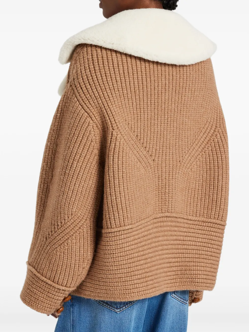 Ermanno Scervino Lammy jack met vlakken Bruin