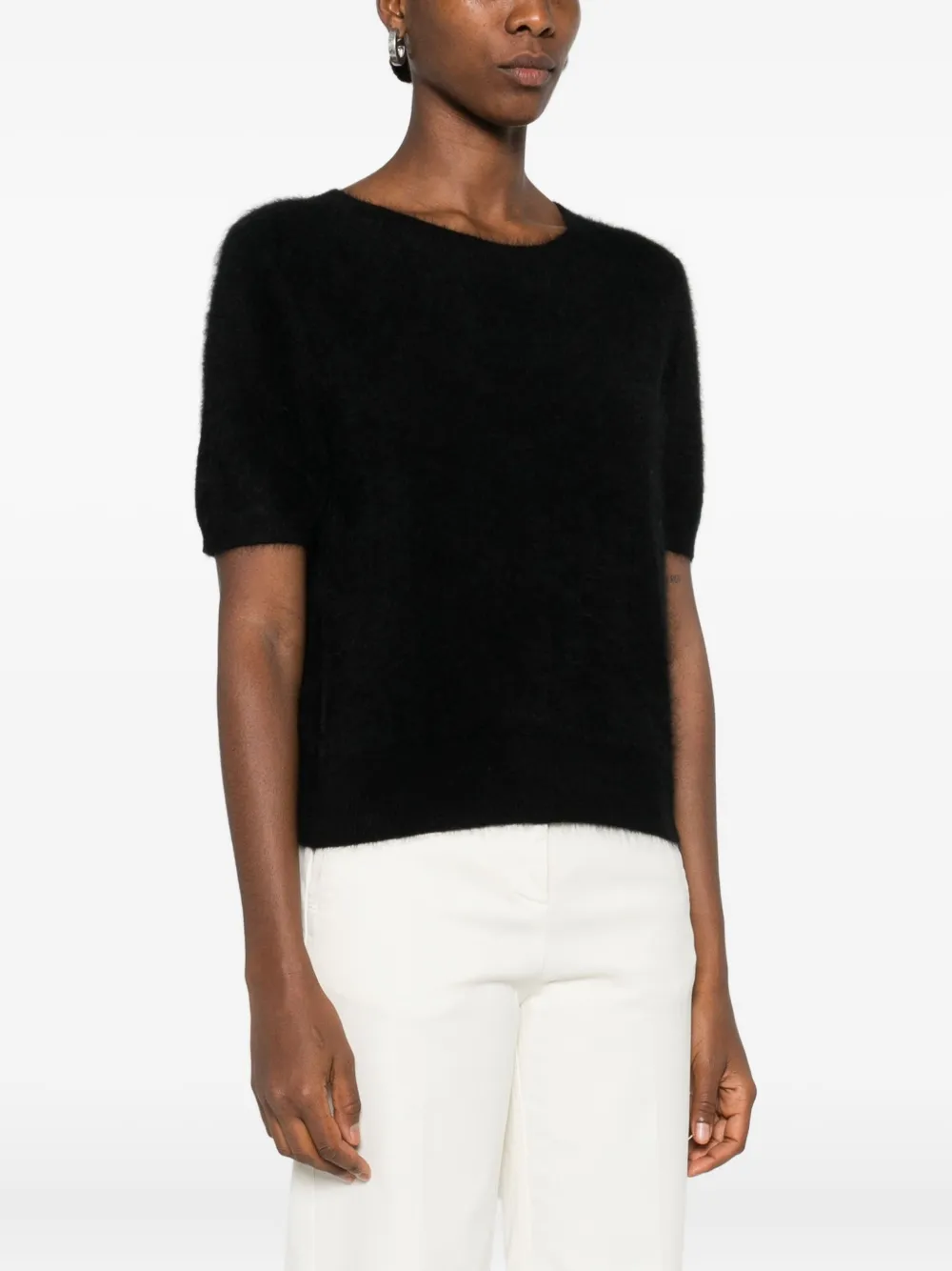absolut cashmere Amaya T-shirt met korte mouwen Zwart