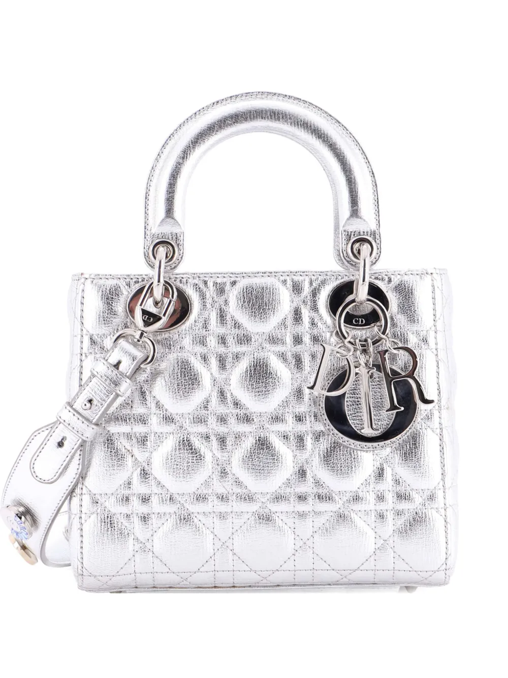 Christian Dior Pre-Owned cannage quilted leather my lady dior bag - Christian Dior Pre-Owned cannage quilted leather my lady dior bag -