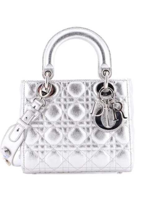 Christian Dior Pre-Owned cannage quilted leather my lady dior bag