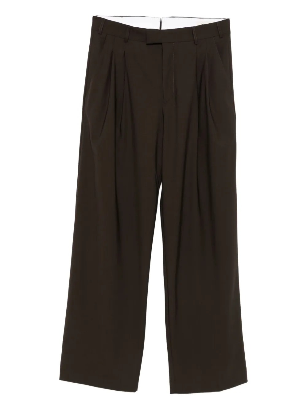 A Paper Kid pleated trousers | Brown | Image 1