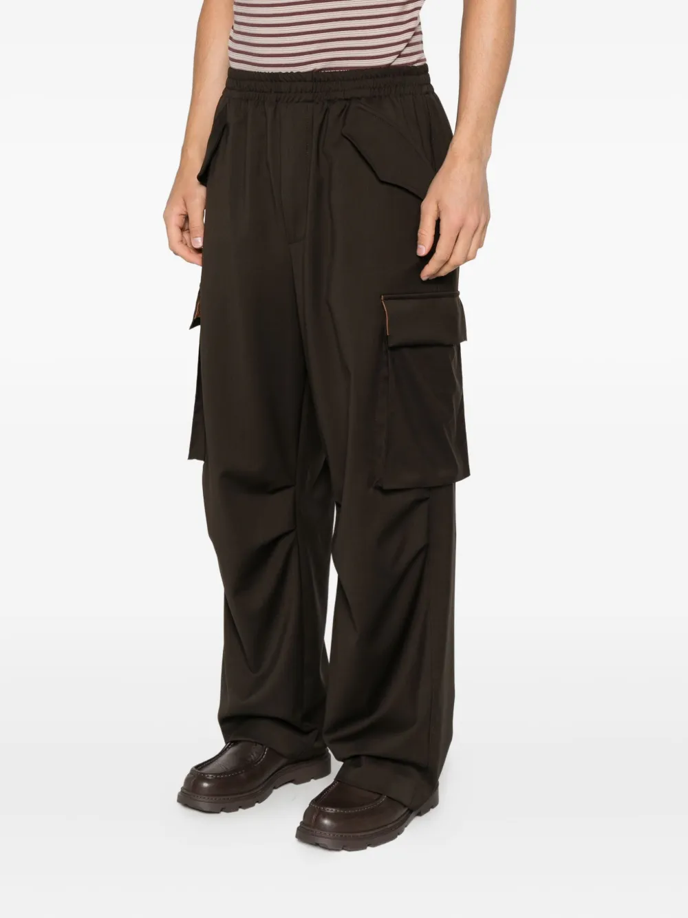 A Paper Kid Cargo broek Bruin