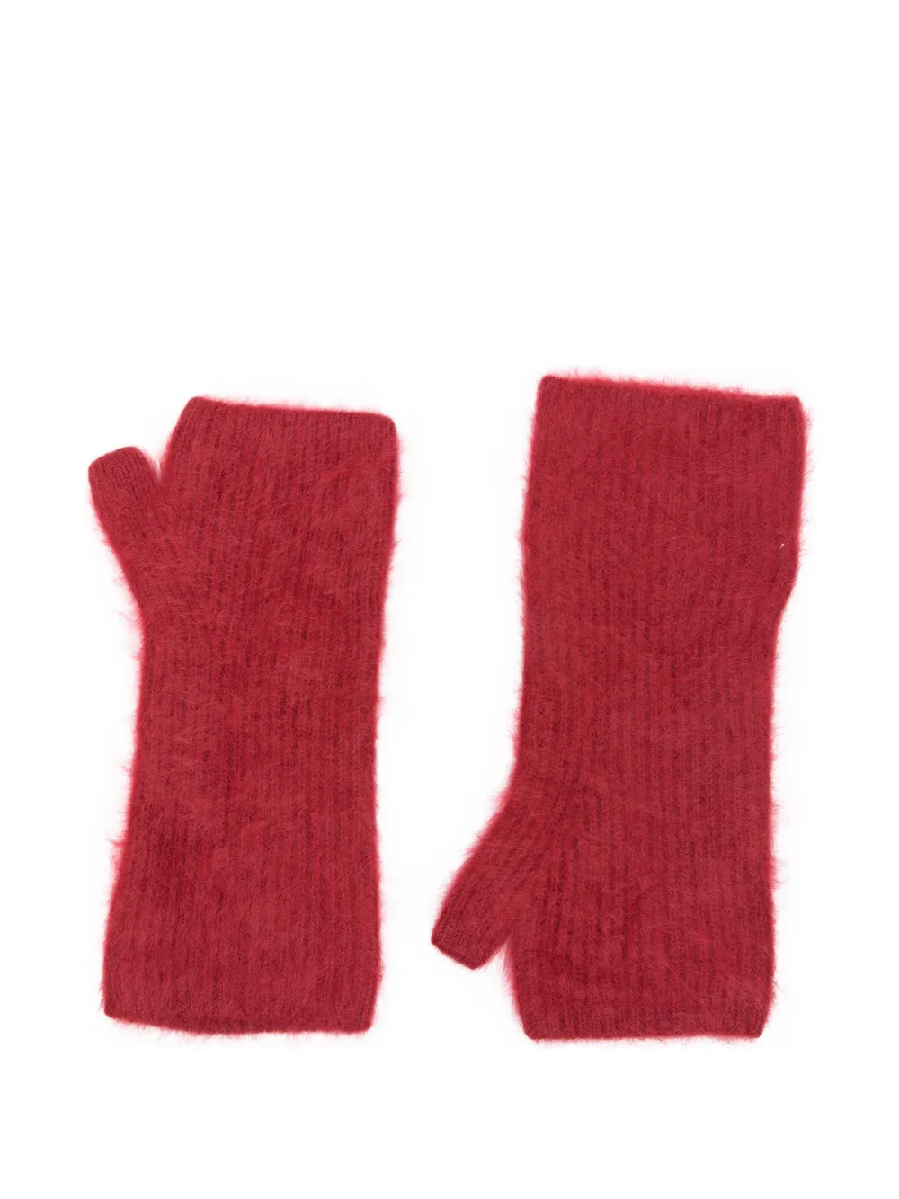 Absolut cashmere Karolina vingerloze kasjmier handschoenen - Rood
