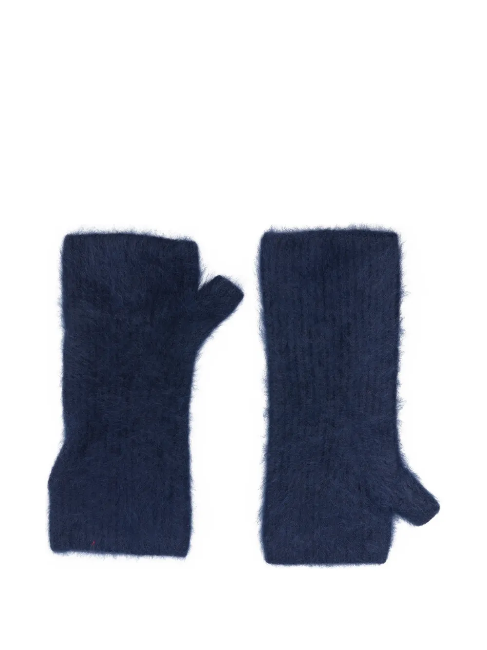 Absolut cashmere Karolina kasjmier handschoenen met open duim - Blauw