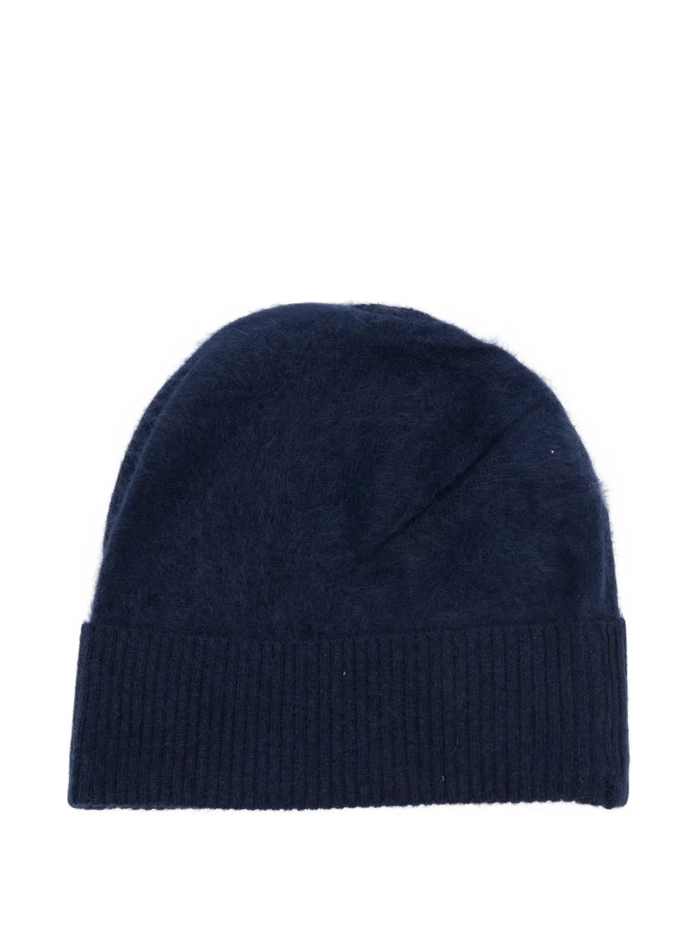 Absolut cashmere Moira geribbelde kasjmier muts - Blauw