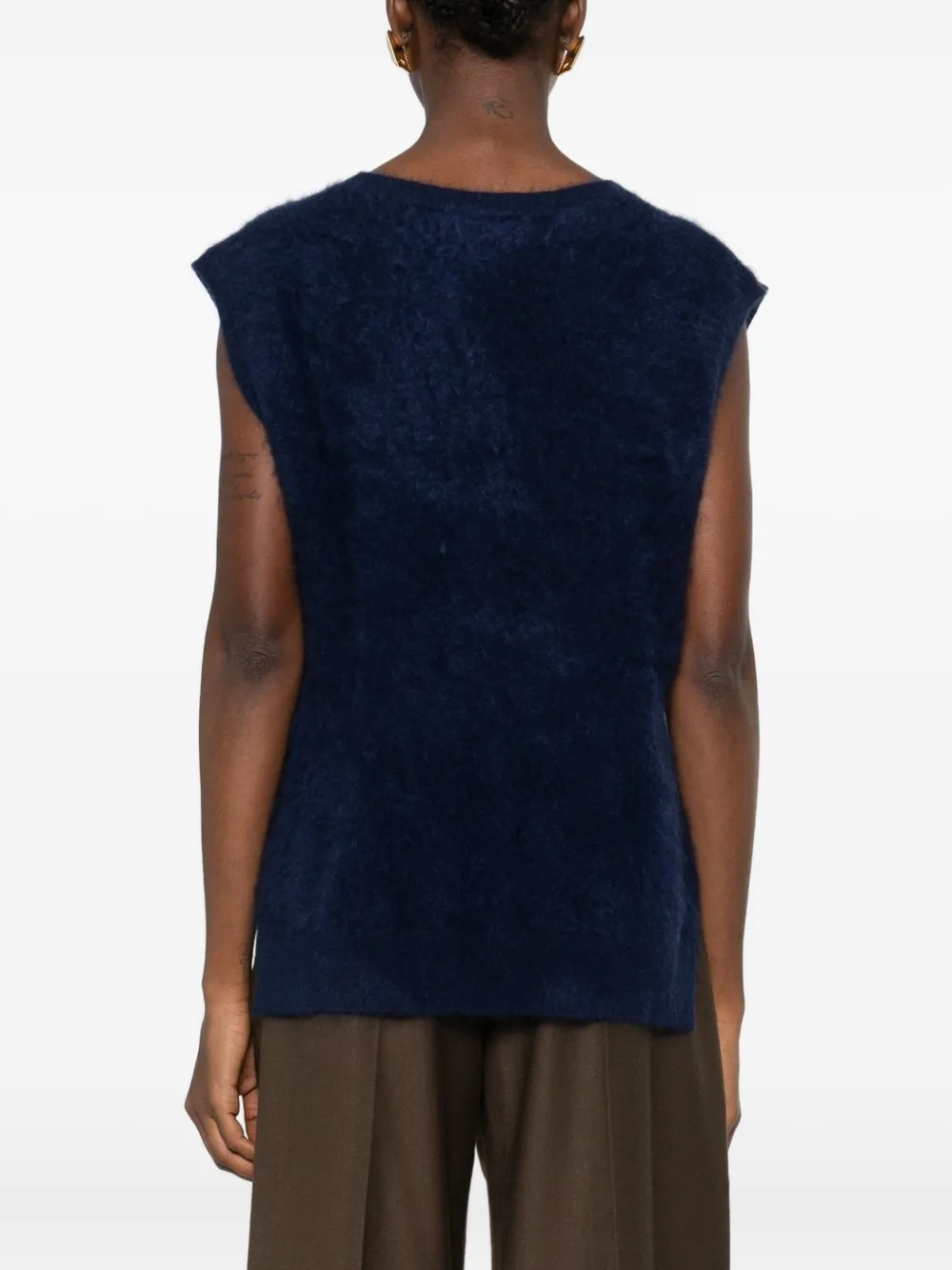 Absolut Cashmere Miriam V-neck Top In Blue