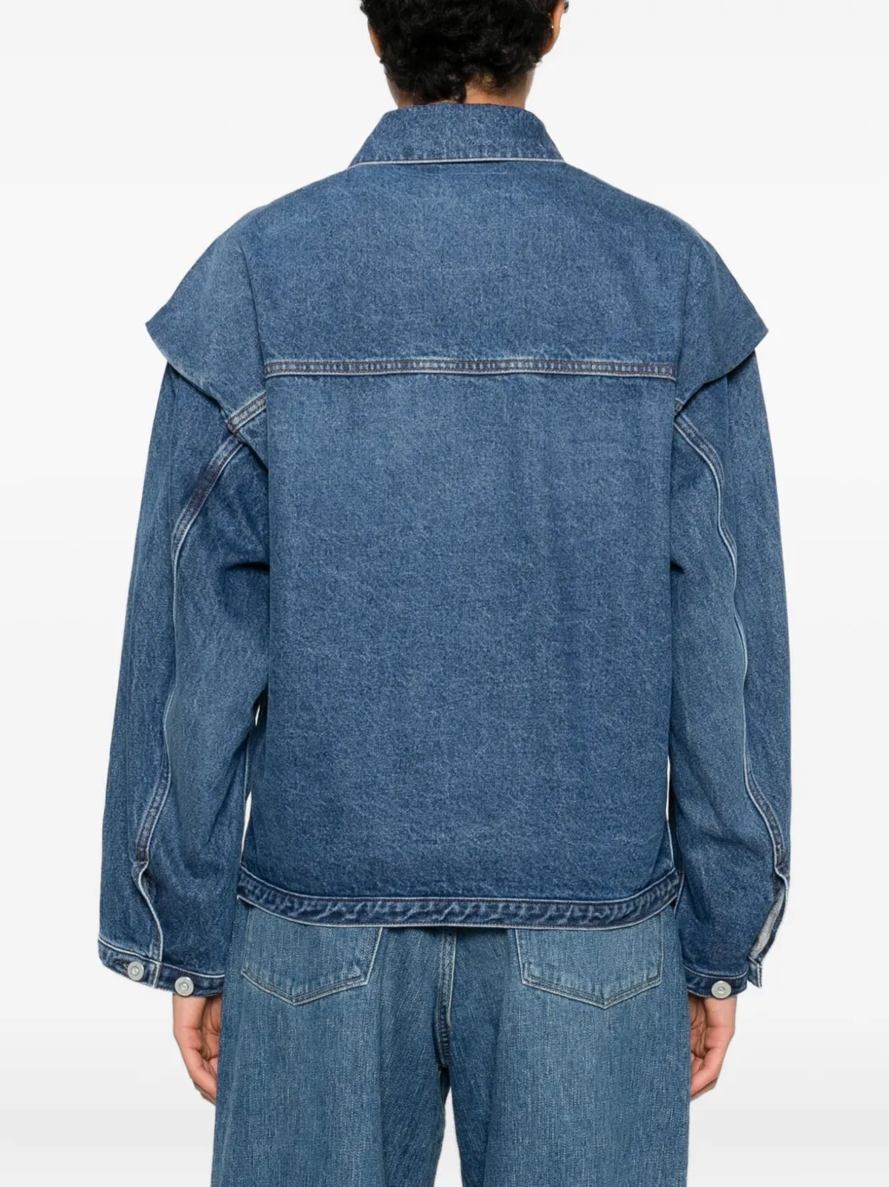 Kuro Button-up Jacket In Blue