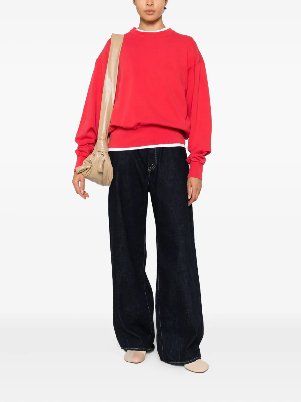 Kuro sudadera con cuello redondo | Sudaderas | Image 2