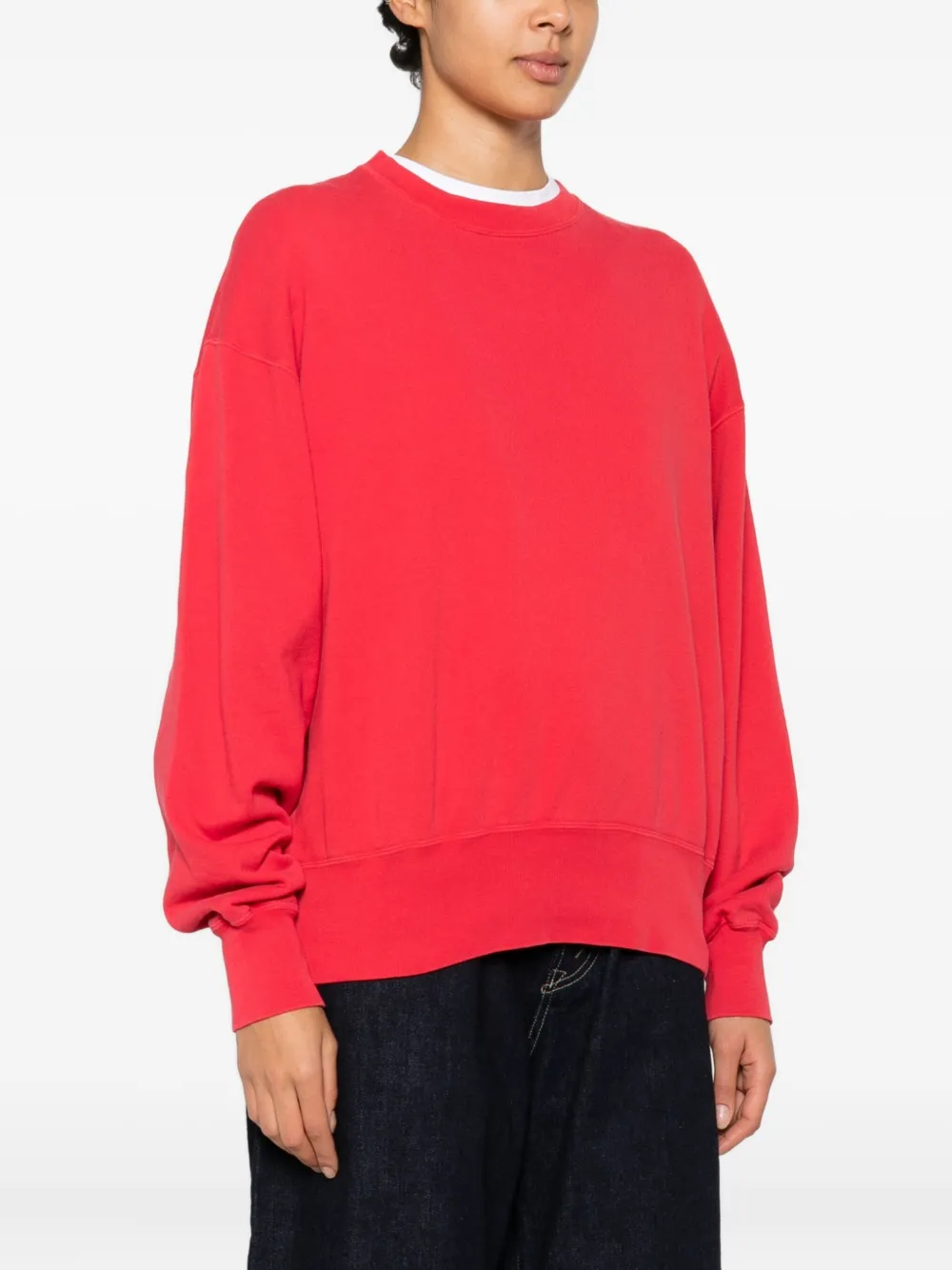 Kuro Crew-neck Long-sleeve Sweatshirt - Red 