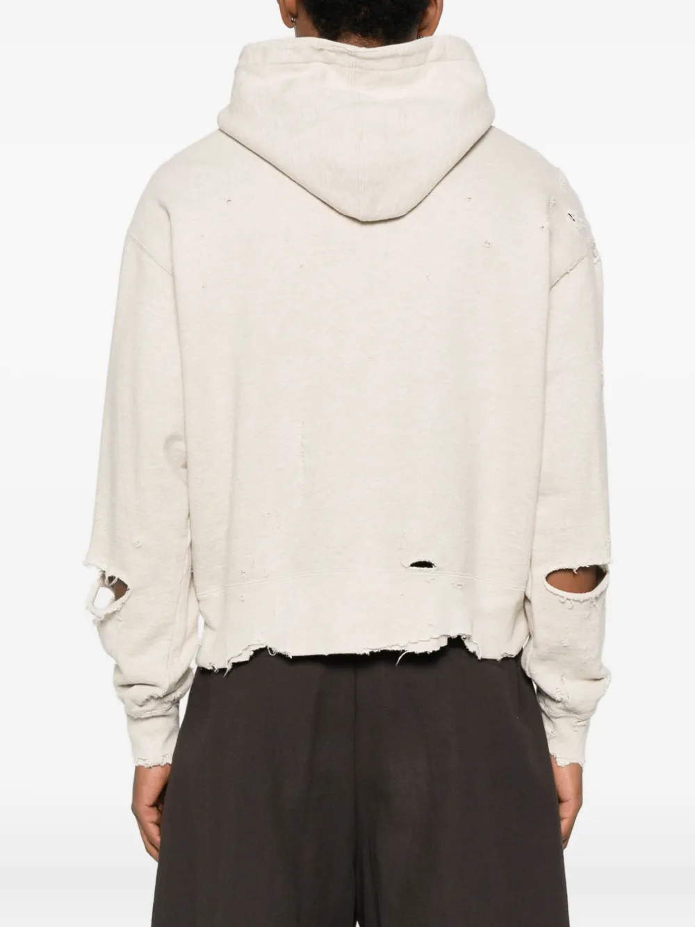 Kuro Distressed-effect Hoodie In Multi