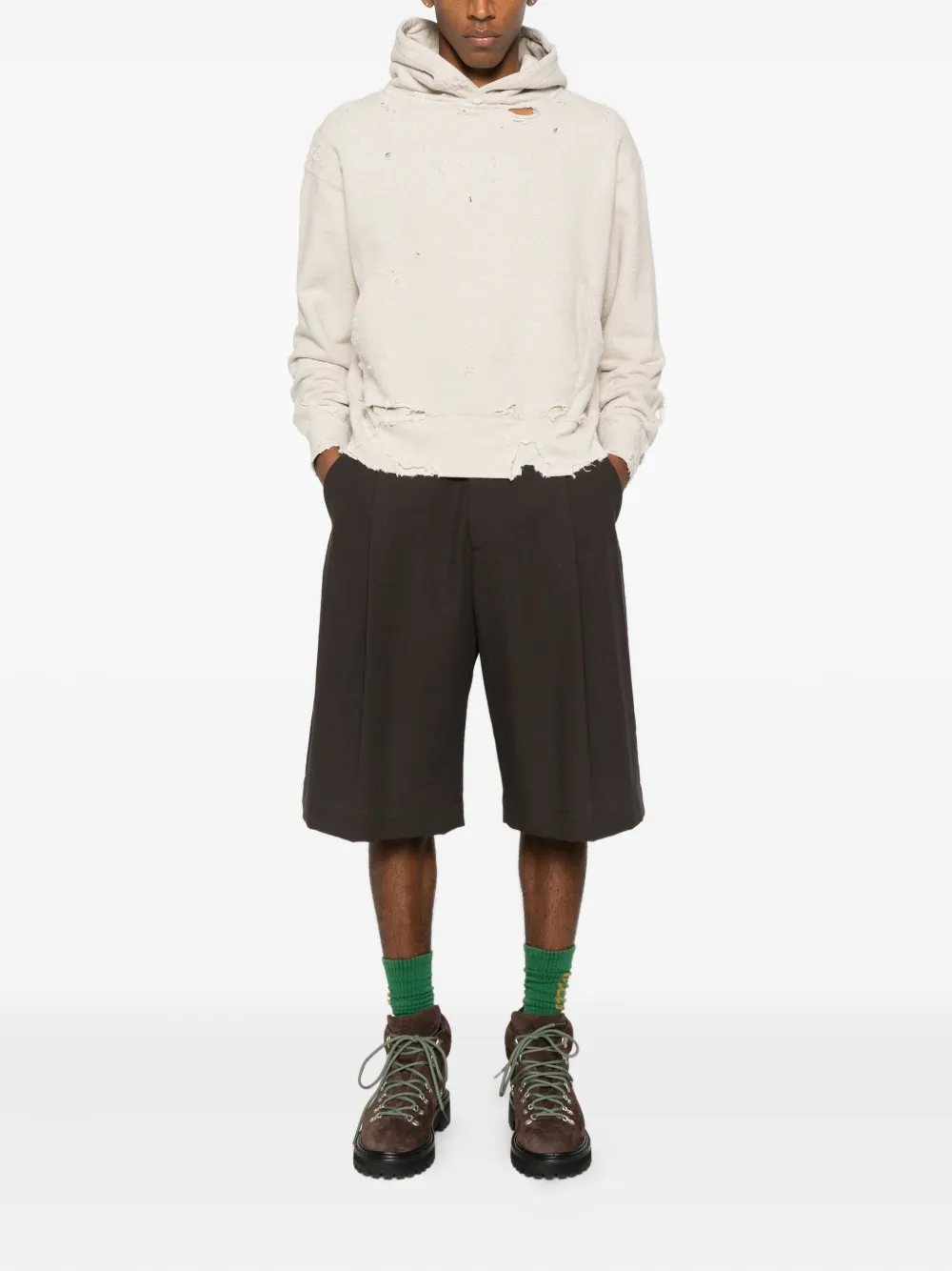 Kuro distressed-effect hoodie | Hoodies | Image 2