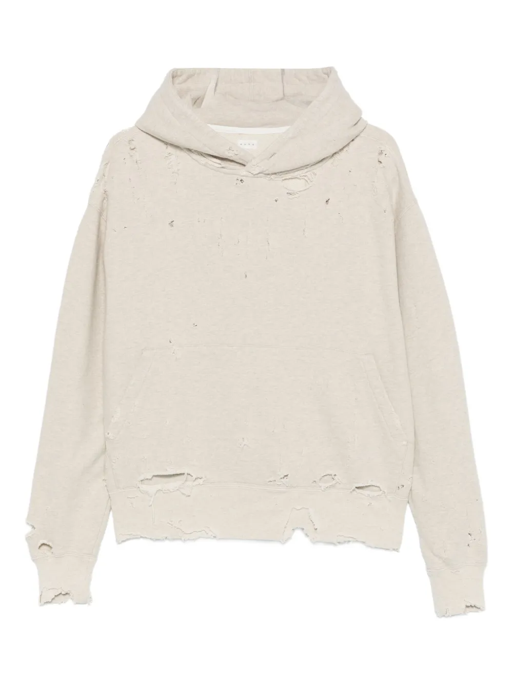 Kuro distressed-effect hoodie | Neutrals | Image 1
