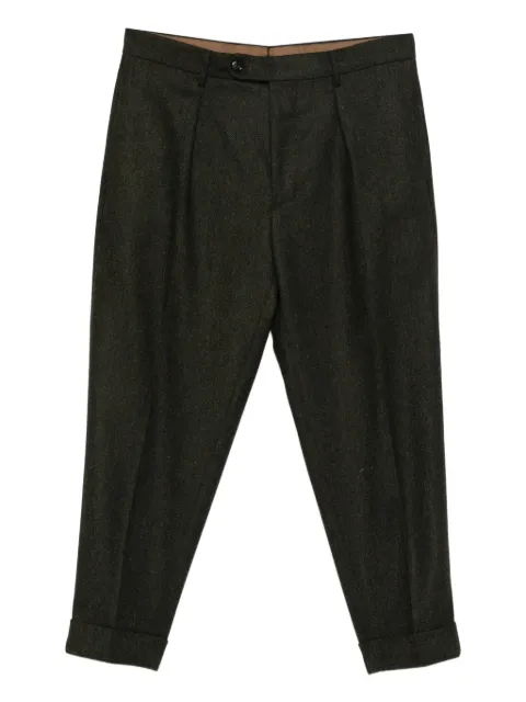 Berwich Chiaia pleated cuffed trousers