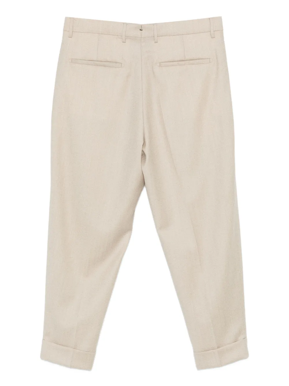 Berwich Chiaia pleated trousers - Beige