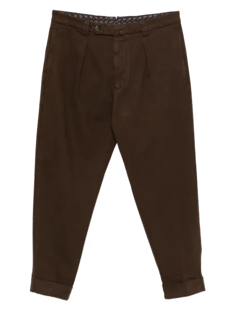 Berwich Chiaia pleated cuffed trousers