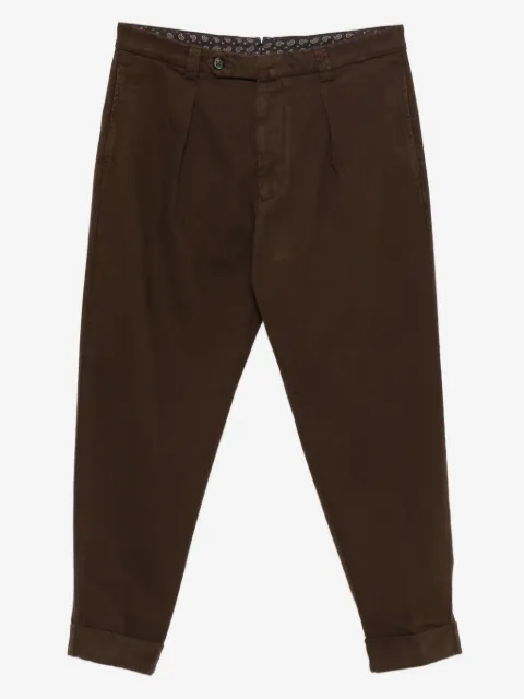 Berwich Chiaia pleated cuffed trousers