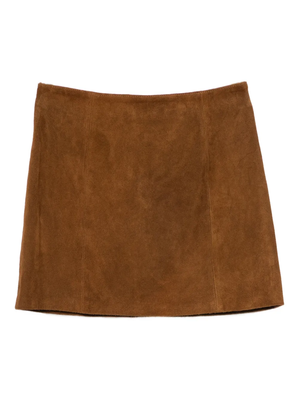 Dixie Suede Mini Skirt In Brown